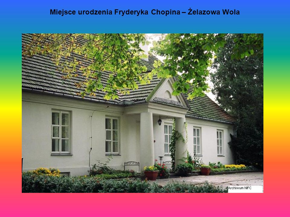 Miejsce urodzenia Fryderyka Chopina – Żelazowa Wola
