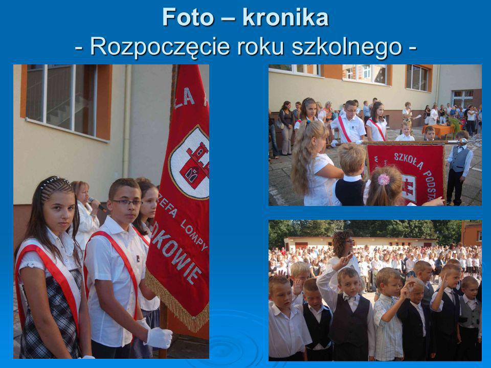 Foto – kronika - Rozpoczęcie roku szkolnego -