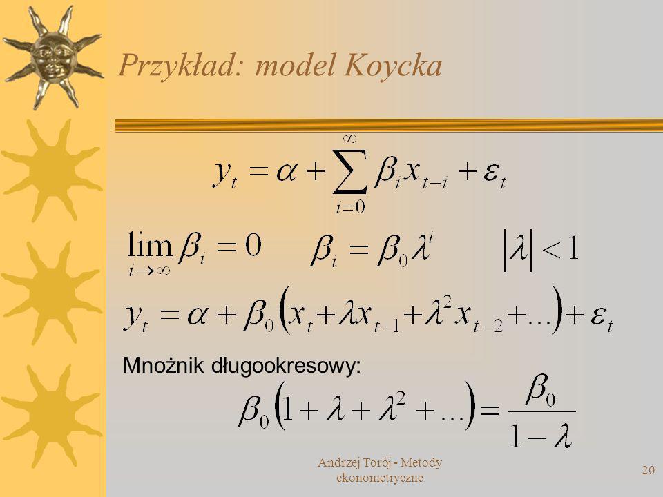 Przykład: model Koycka