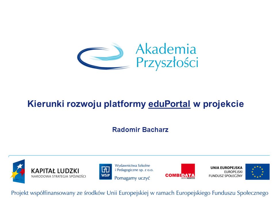Kierunki rozwoju platformy eduPortal w projekcie