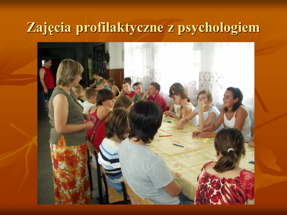Zajęcia profilaktyczne z psychologiem