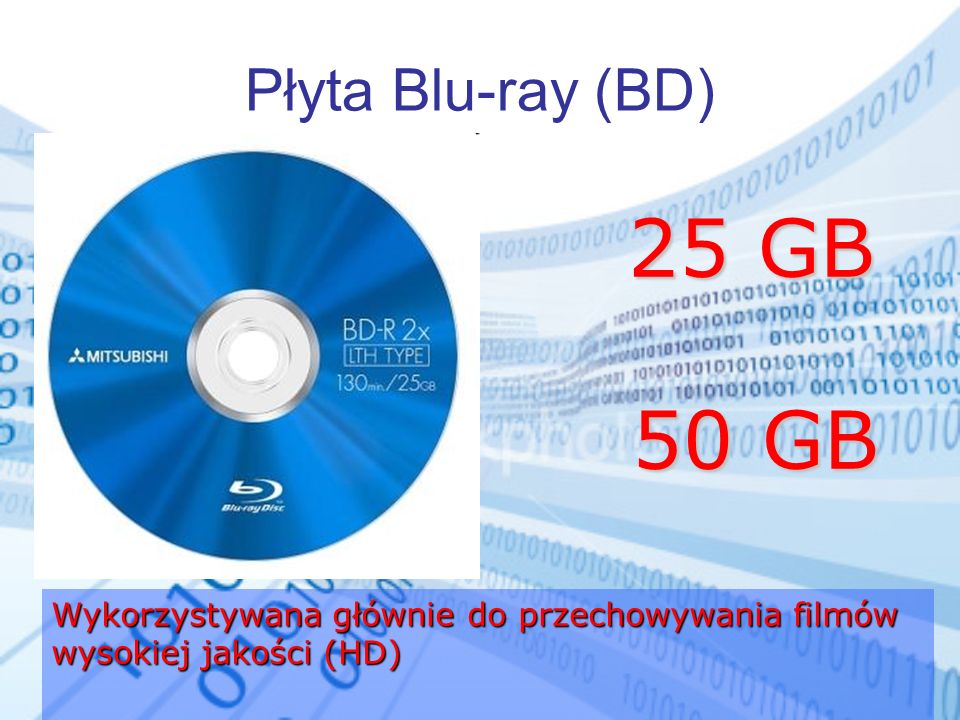 25 GB 50 GB Płyta Blu-ray (BD)