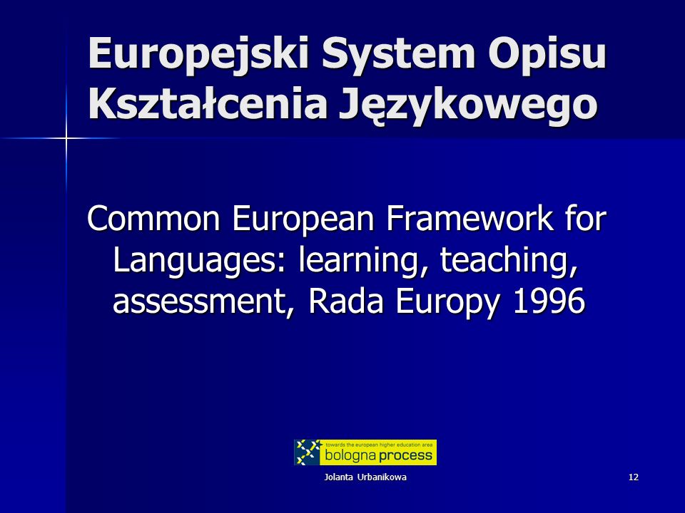 Europejski System Opisu Kształcenia Językowego