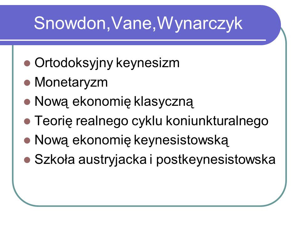 Snowdon,Vane,Wynarczyk