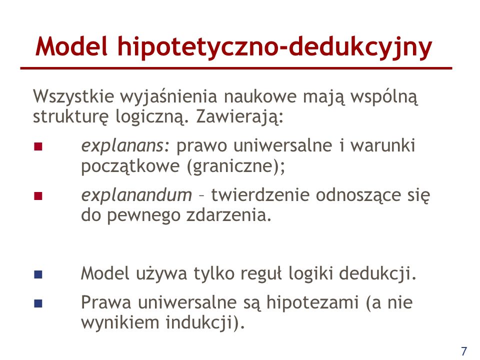 Model hipotetyczno-dedukcyjny