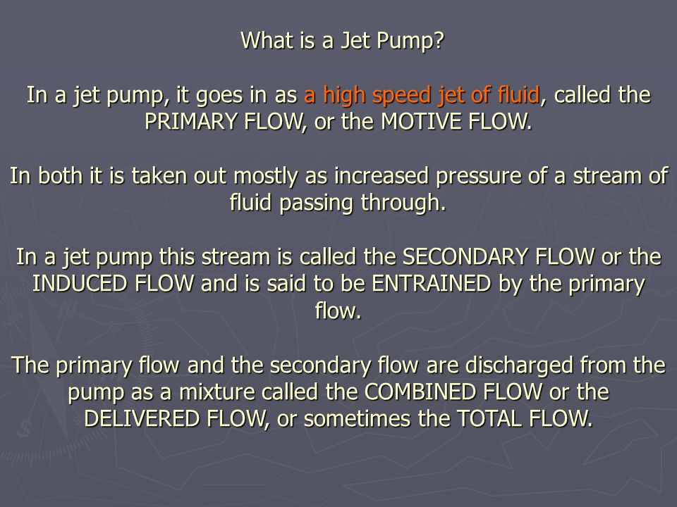 What is a Jet Pump.