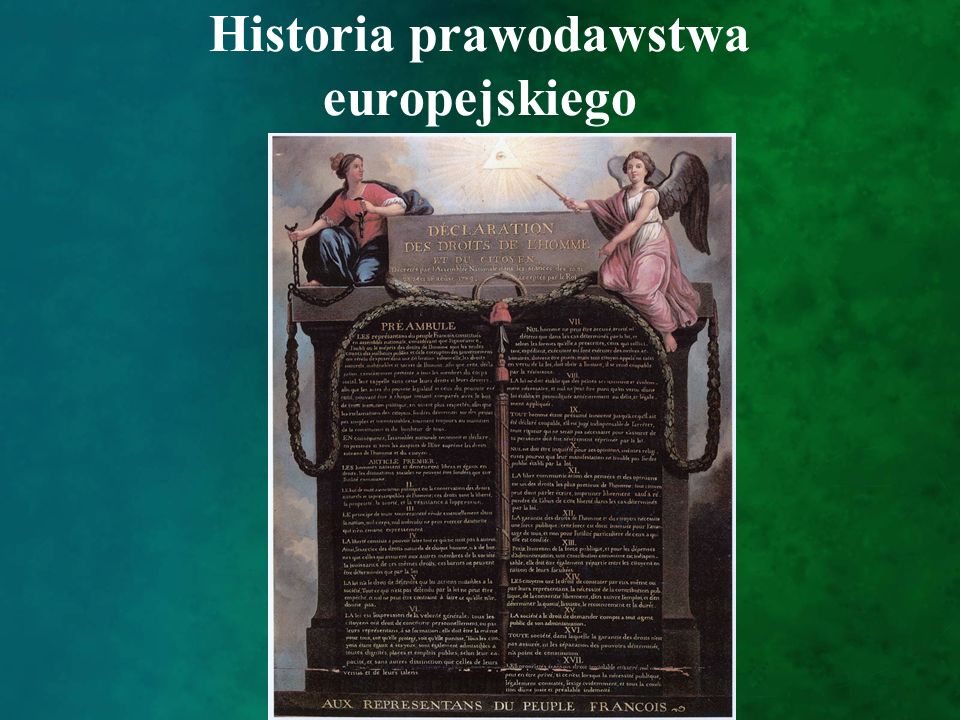 Historia prawodawstwa europejskiego