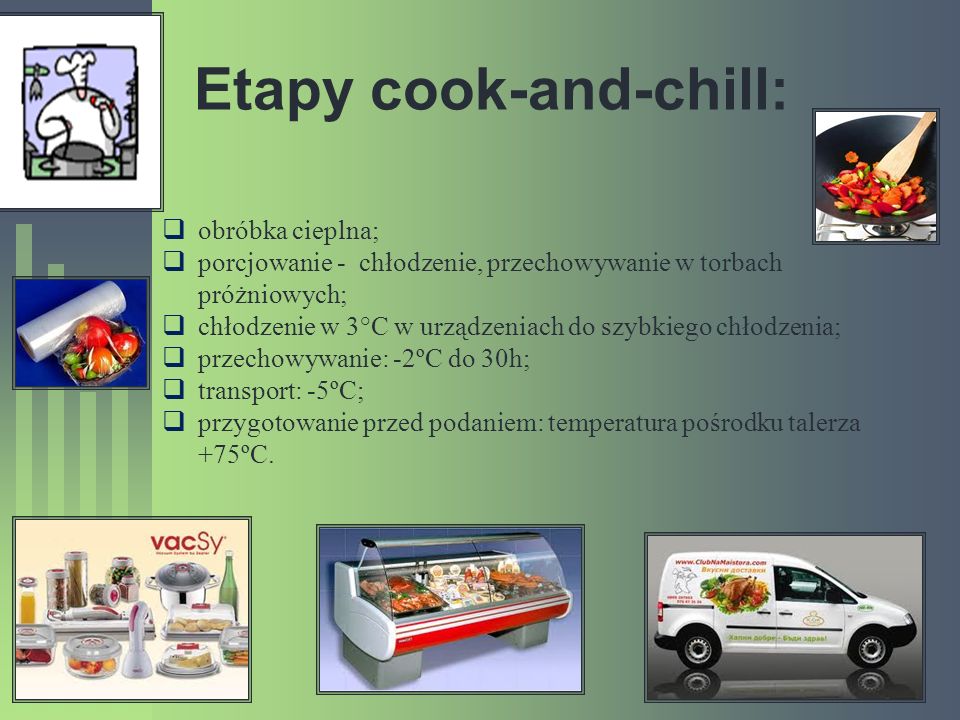 Etapy cook-and-chill: