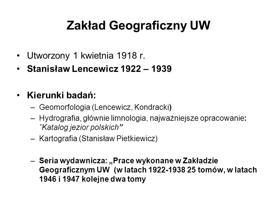 Zakład Geograficzny UW