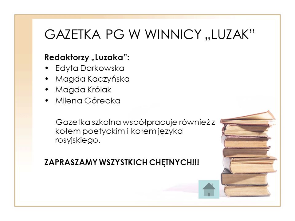 GAZETKA PG W WINNICY „LUZAK