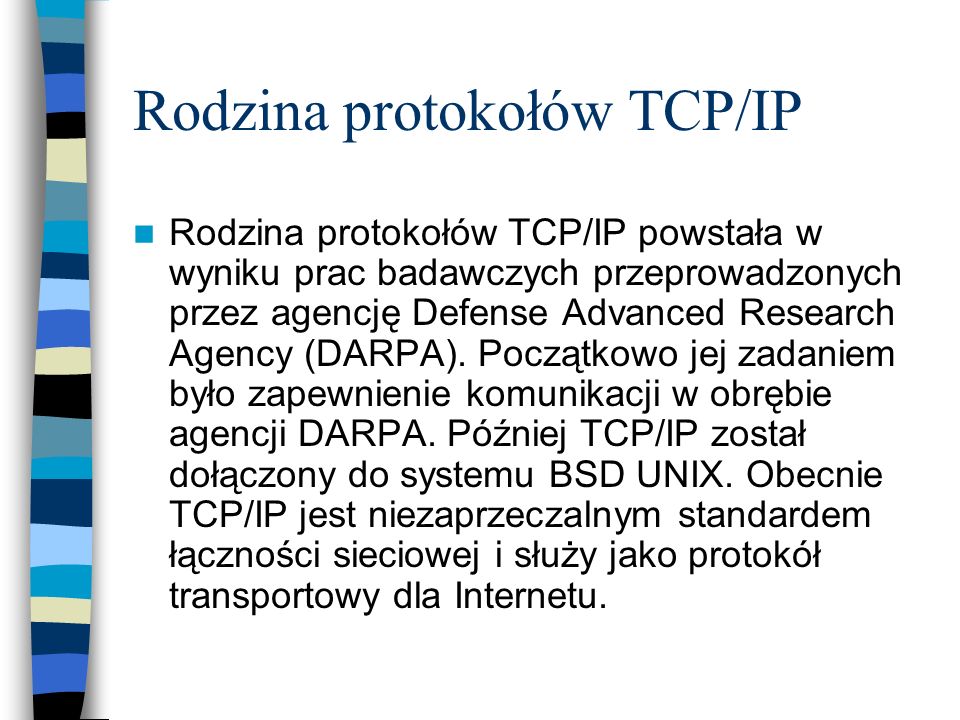 Rodzina protokołów TCP/IP