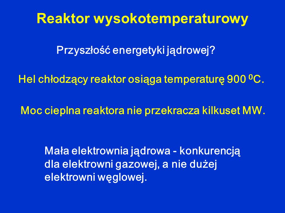 Reaktor wysokotemperaturowy