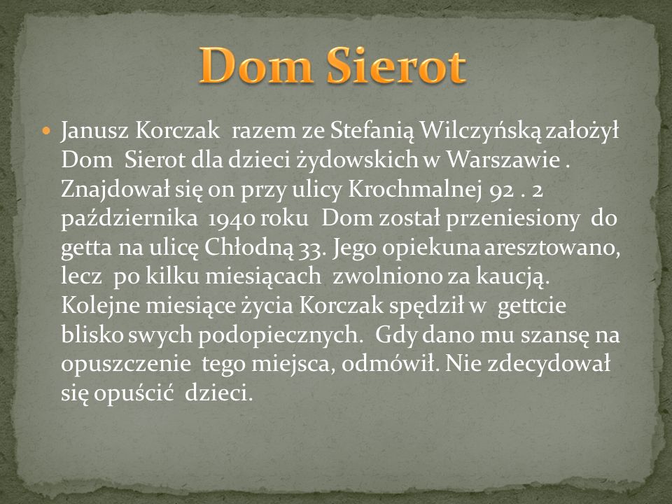 Dom Sierot