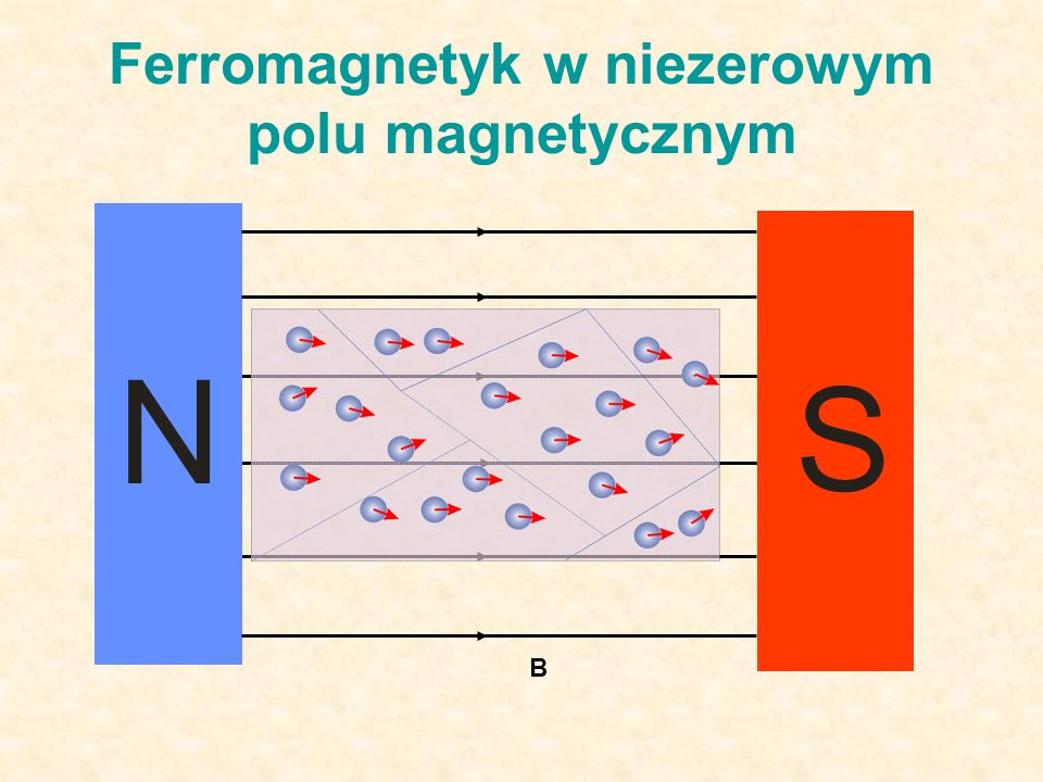 Ferromagnetyk w niezerowym polu magnetycznym