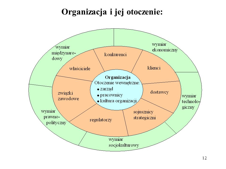 Organizacja i jej otoczenie: