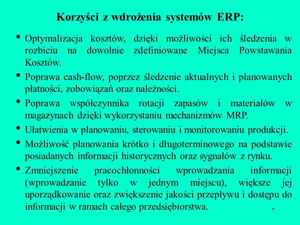 Korzyści z wdrożenia systemów ERP: