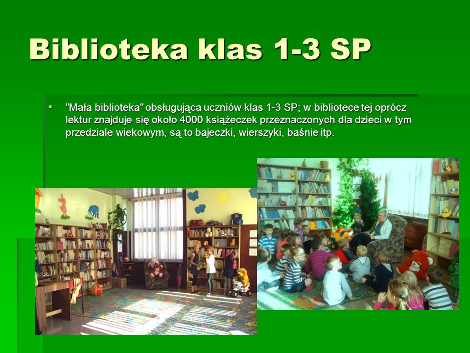 Biblioteka klas 1-3 SP