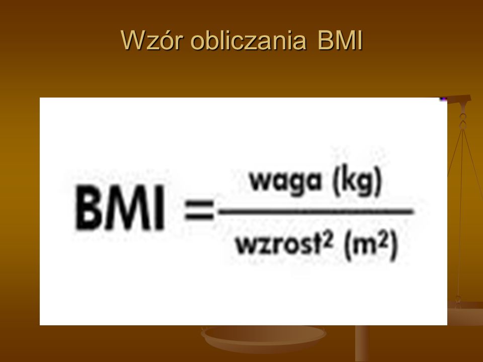 Wzór obliczania BMI