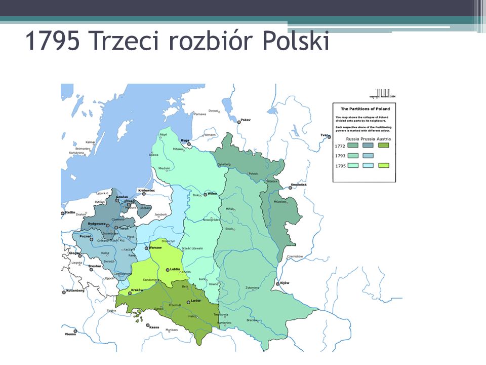 1795 Trzeci rozbiór Polski