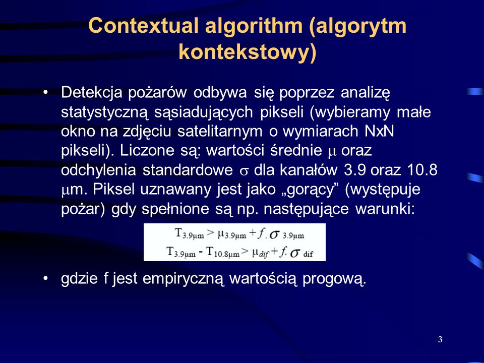 Contextual algorithm (algorytm kontekstowy)