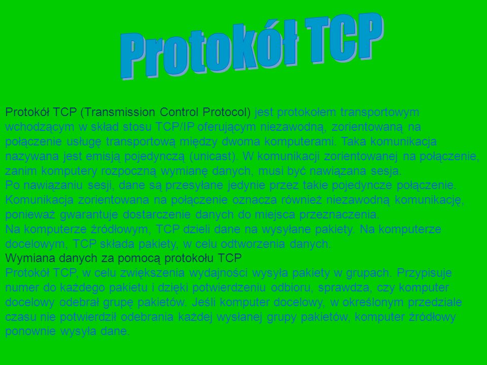 Protokół TCP