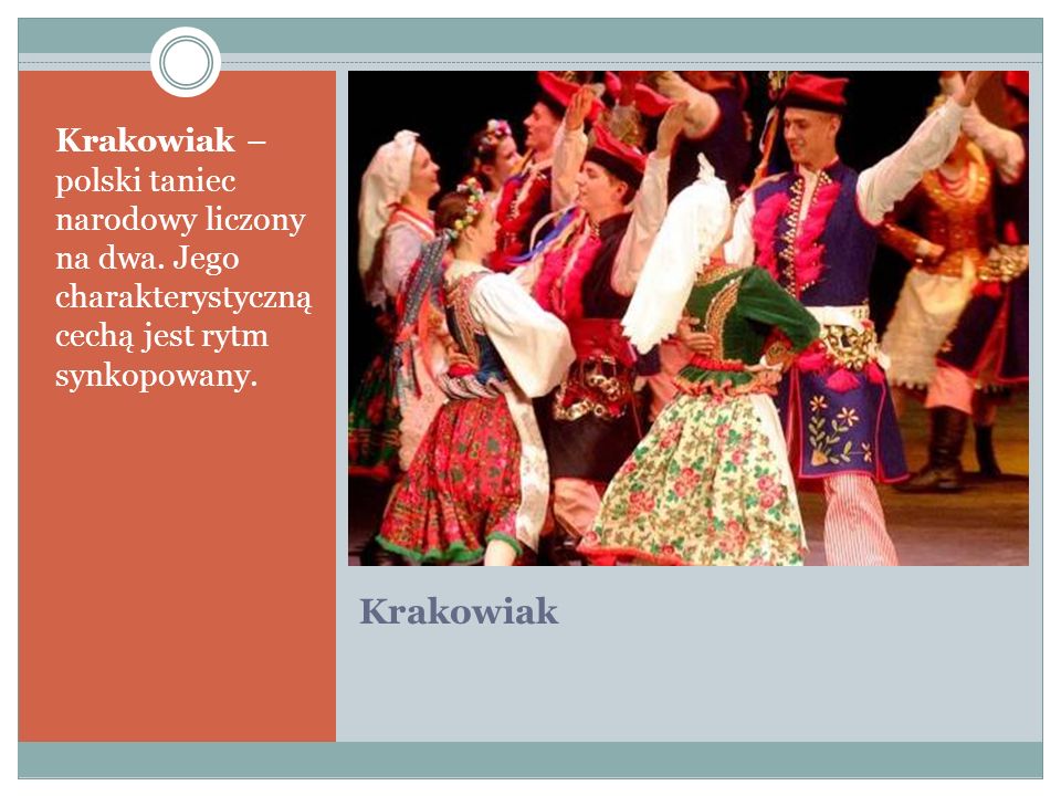 Krakowiak – polski taniec narodowy liczony na dwa