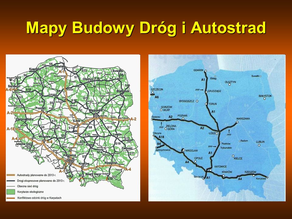 Mapy Budowy Dróg i Autostrad