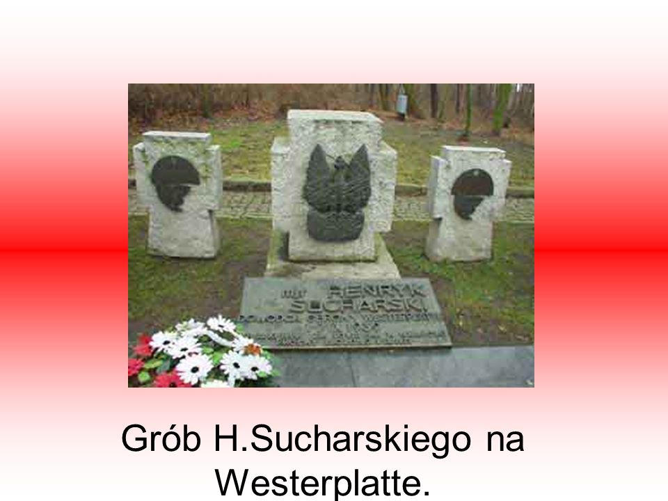 Grób H.Sucharskiego na Westerplatte.