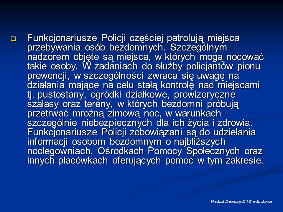 Wydział Prewencji KWP w Krakowie