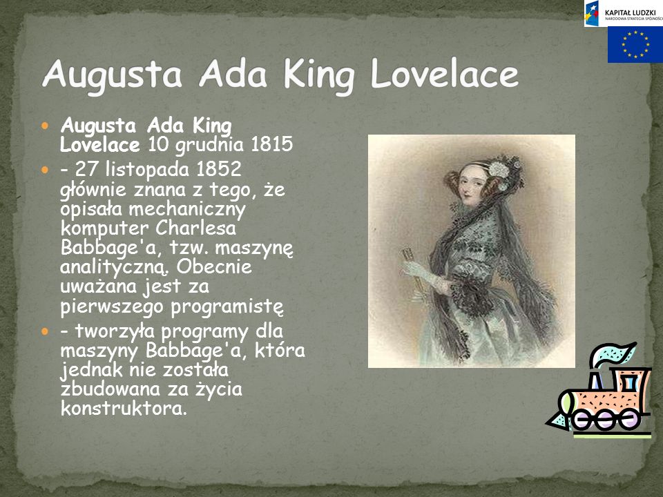Augusta Ada King Lovelace