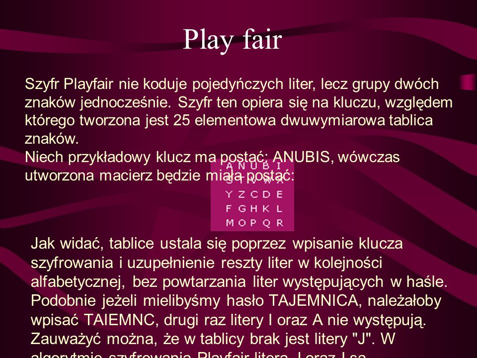 Play fair