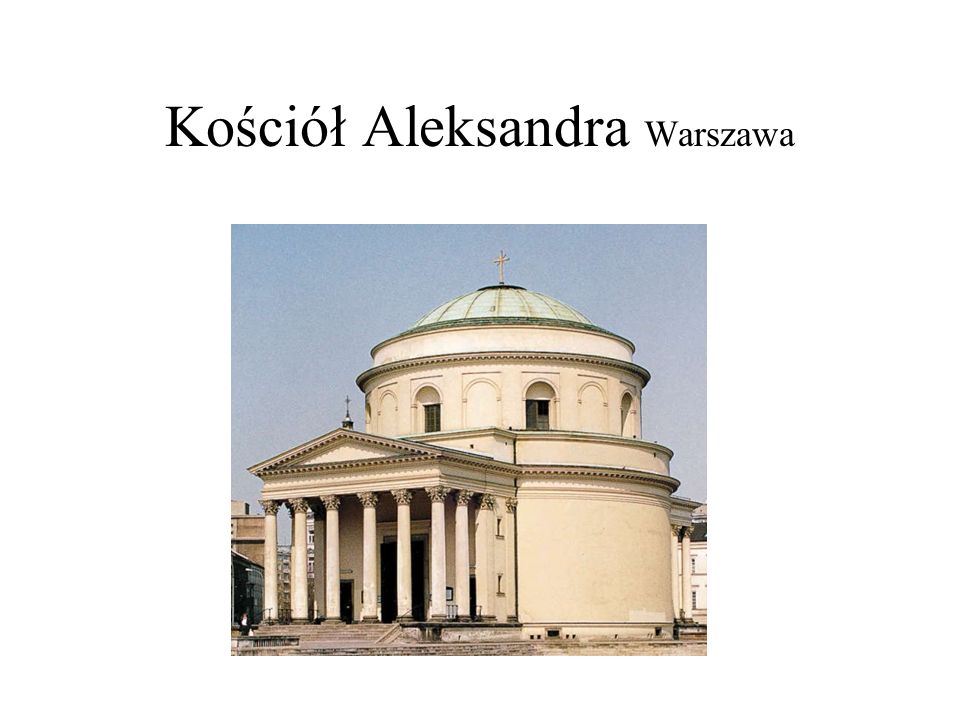 Kościół Aleksandra Warszawa