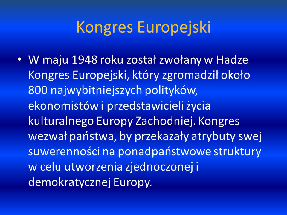 Kongres Europejski