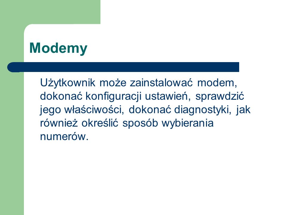 Modemy
