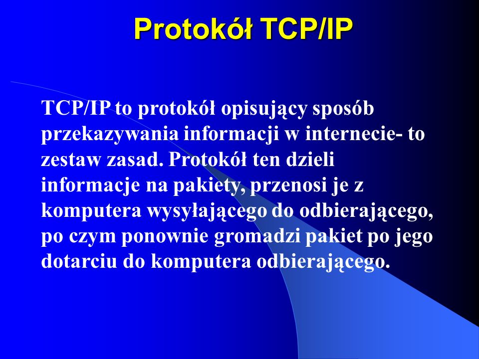 Protokół TCP/IP