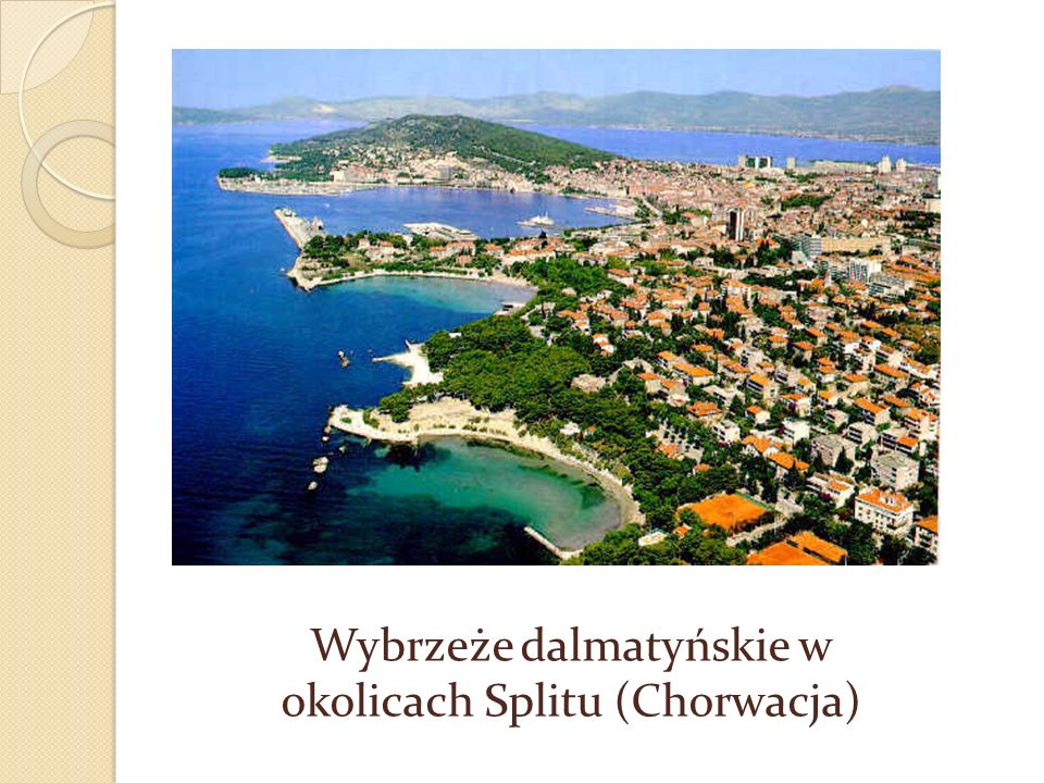 Wybrzeże dalmatyńskie w okolicach Splitu (Chorwacja)