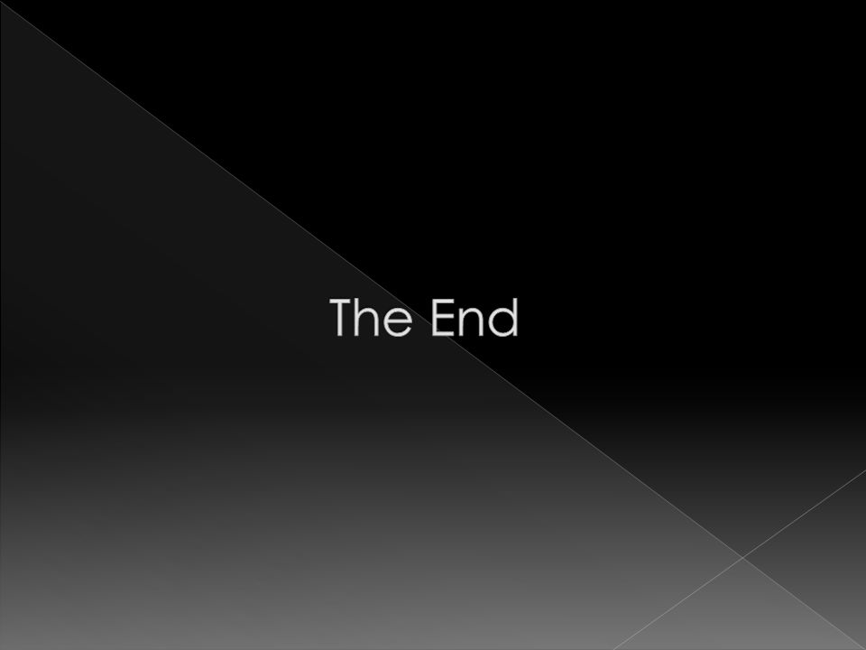 The End
