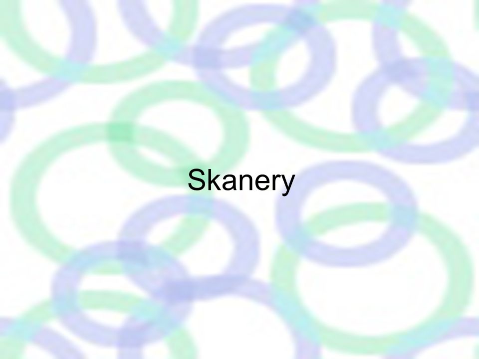 Skanery Skanery