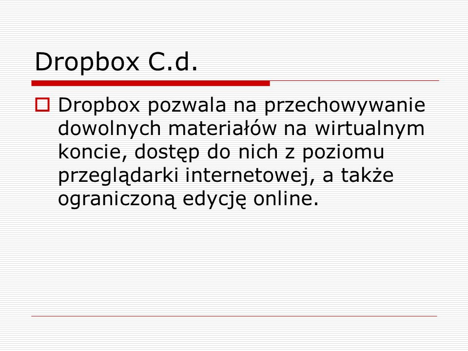 Dropbox C.d.