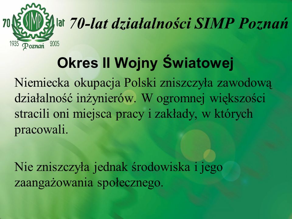 70-lat działalności SIMP Poznań