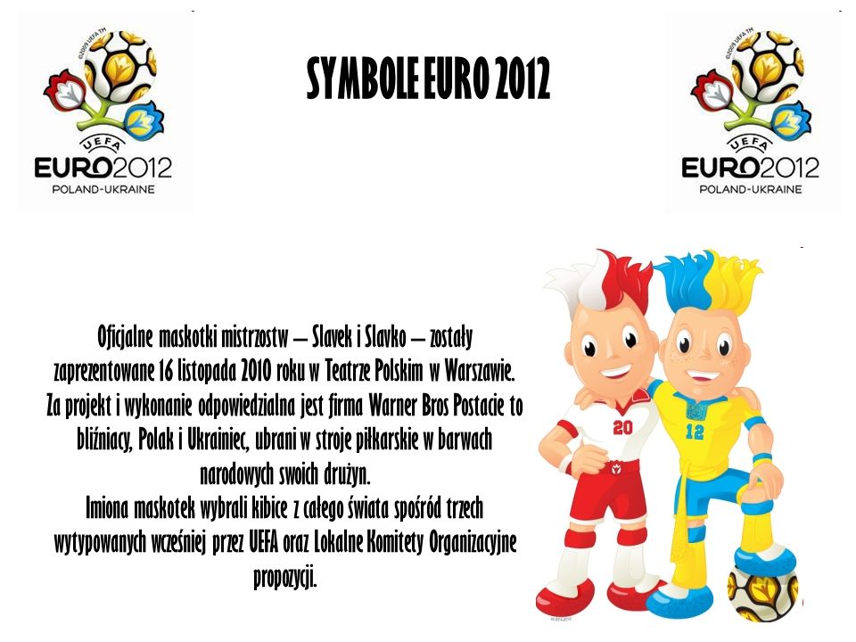 SYMBOLE EURO 2012