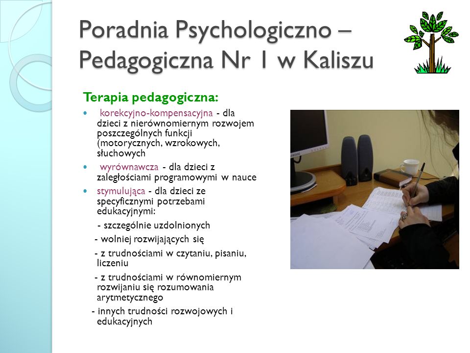 Poradnia Psychologiczno – Pedagogiczna Nr 1 w Kaliszu