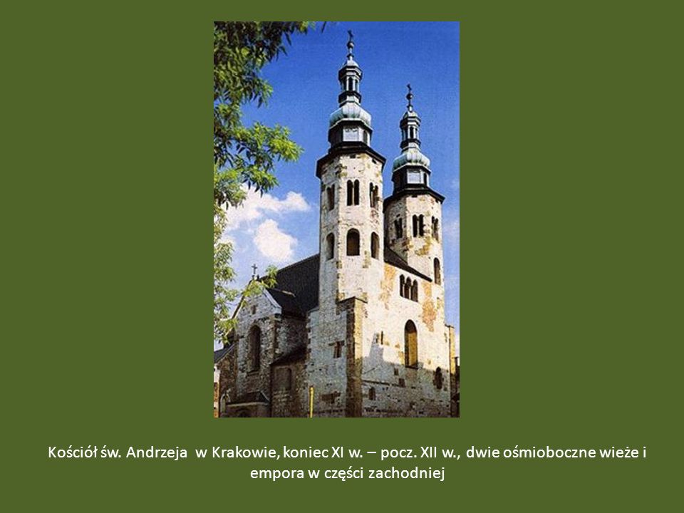 Kościół św. Andrzeja w Krakowie, koniec XI w. – pocz. XII w