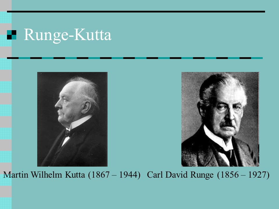 Martin Wilhelm Kutta (1867 – 1944)