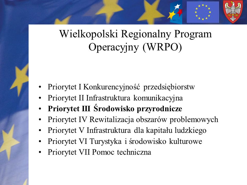 Wielkopolski Regionalny Program Operacyjny (WRPO)