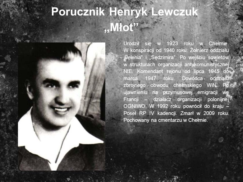 Porucznik Henryk Lewczuk „Młot