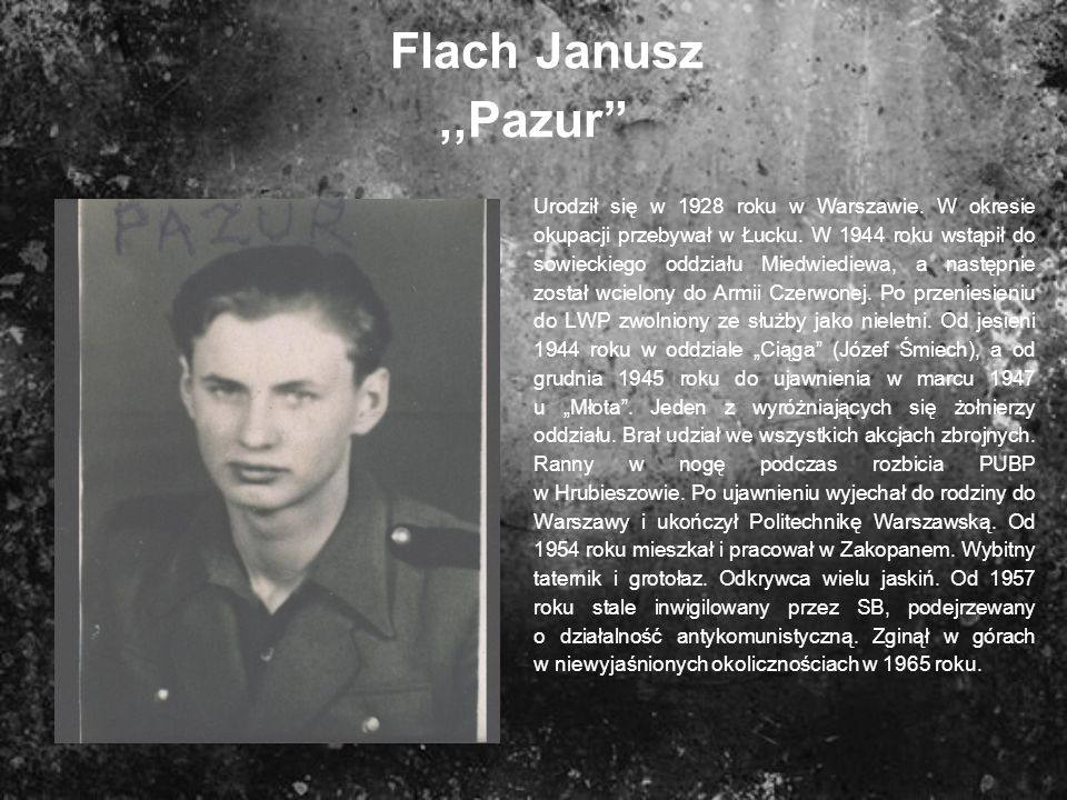 Flach Janusz ,,Pazur