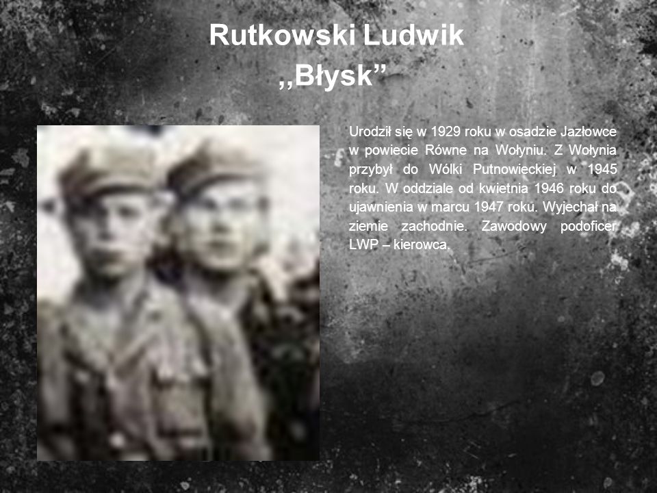 Rutkowski Ludwik ,,Błysk