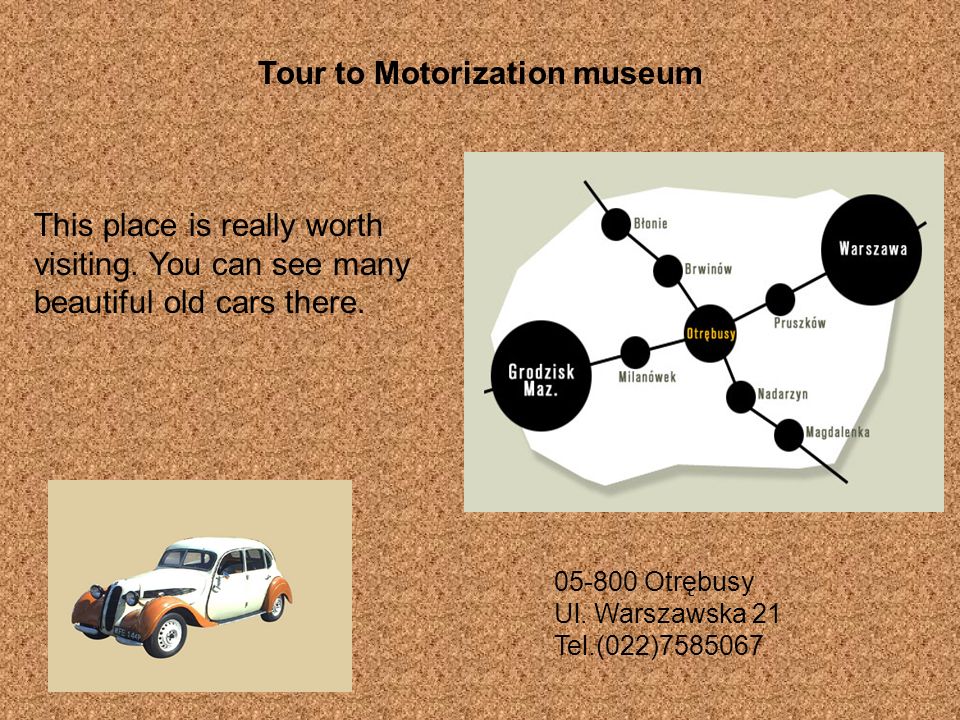 Tour to Motorization museum