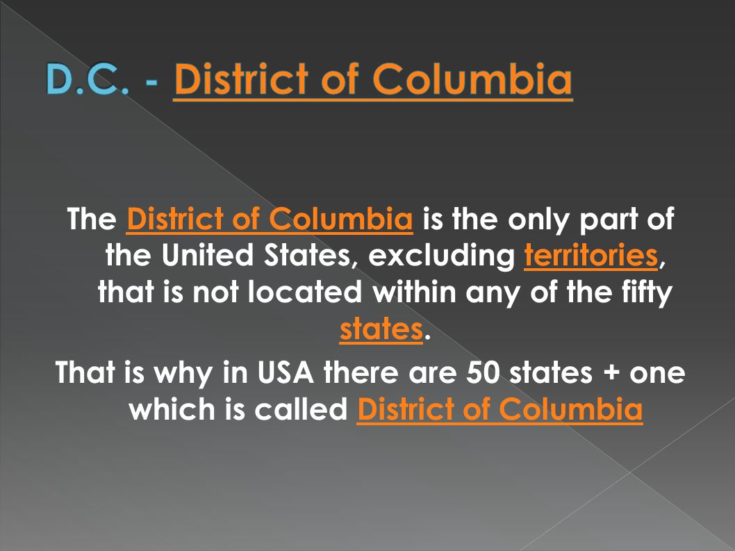 D.C. - District of Columbia